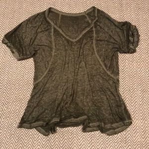 We The Free acid washed shirt